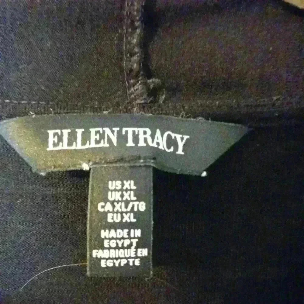 Ellen Tracy vest open front cardigan size XL. Sheer detail at bottom. - Picture 9 of 11